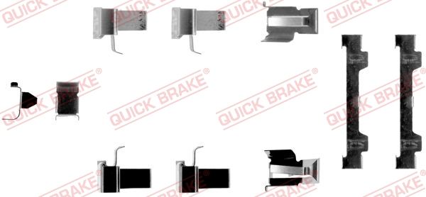 QUICK BRAKE Tarvikesarja, jarrupala 109-1058